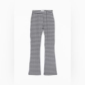 Urban outfitter kick flare stretchy checkered pants